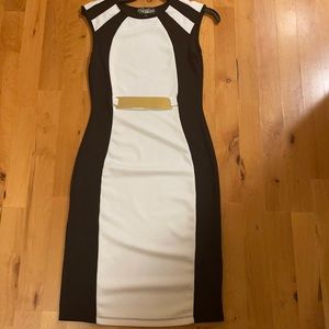 Black and white dress